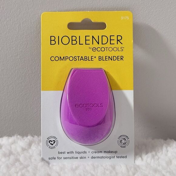 Ecotools Bioblender Compostable‎ Makeup Sponge + Natural Infusions Purple - Picture 1 of 2
